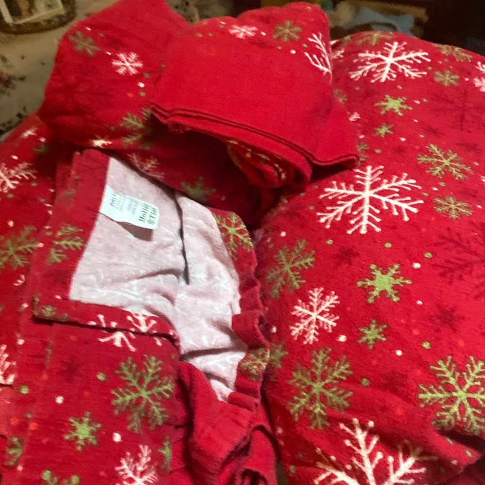 Holiday time full sheet set